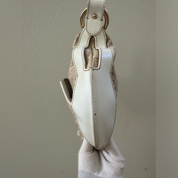 SOLD Fendi hobo shoulder bag Leather/Canvas - Picture 7 of 10